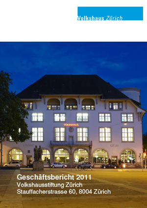 Volkshaus Zürich Geschäftsbericht 2011 (Blätterkatalog) 