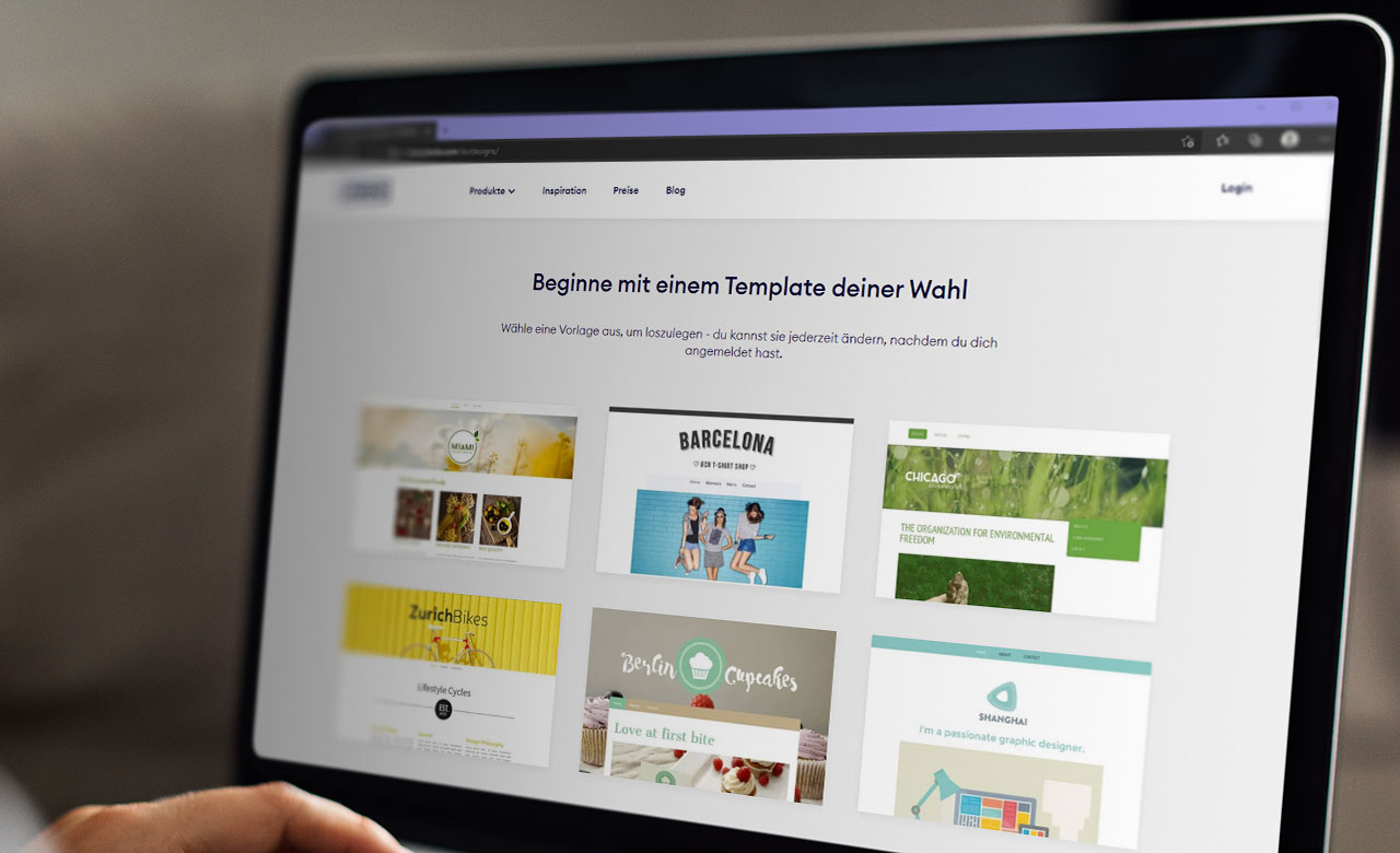 Jimdo Webseite mit integriertem Online-Shop